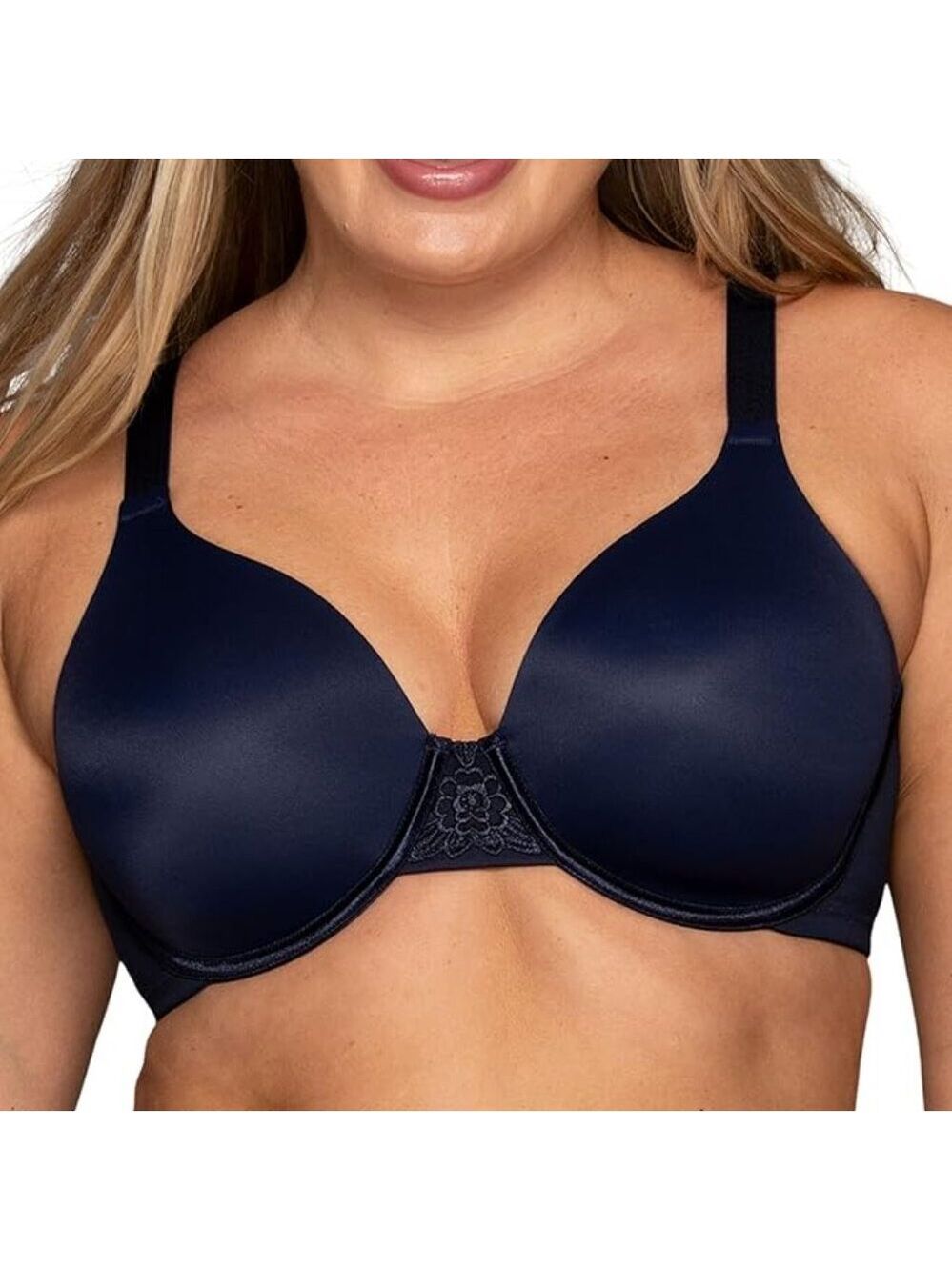 🩷🩷Vanity Fair Beauty Back Full Figure Underwire Navy Bra 76380 40C NWT